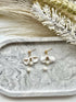 Bridal No. 1 - Handmade Polymer Clay Earrings