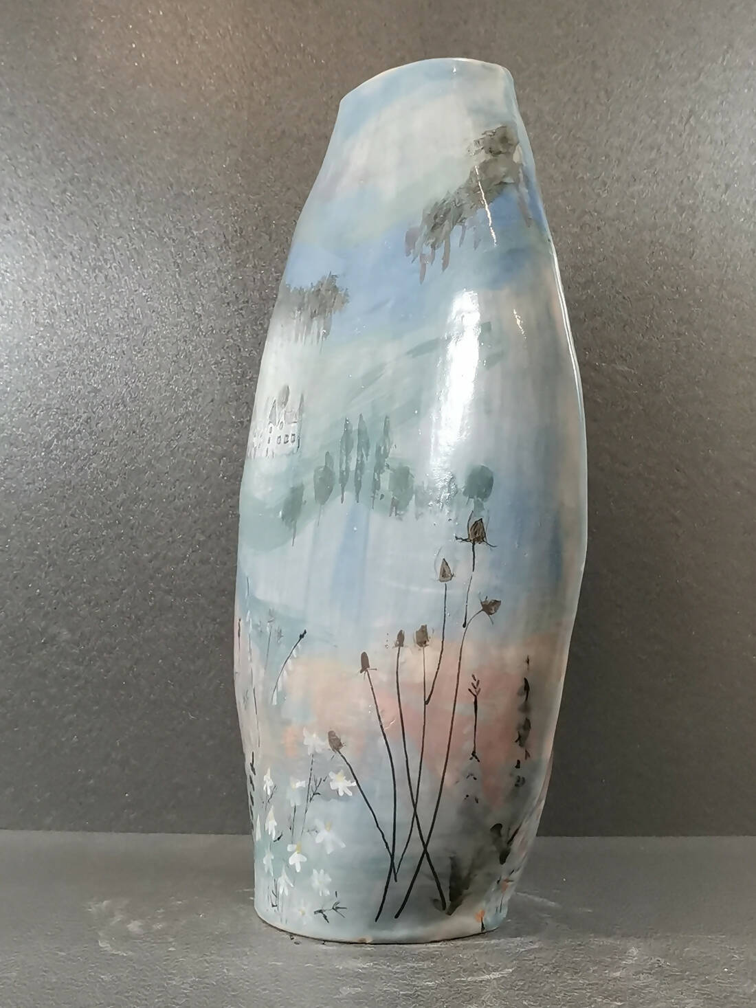 Mountain Village vase