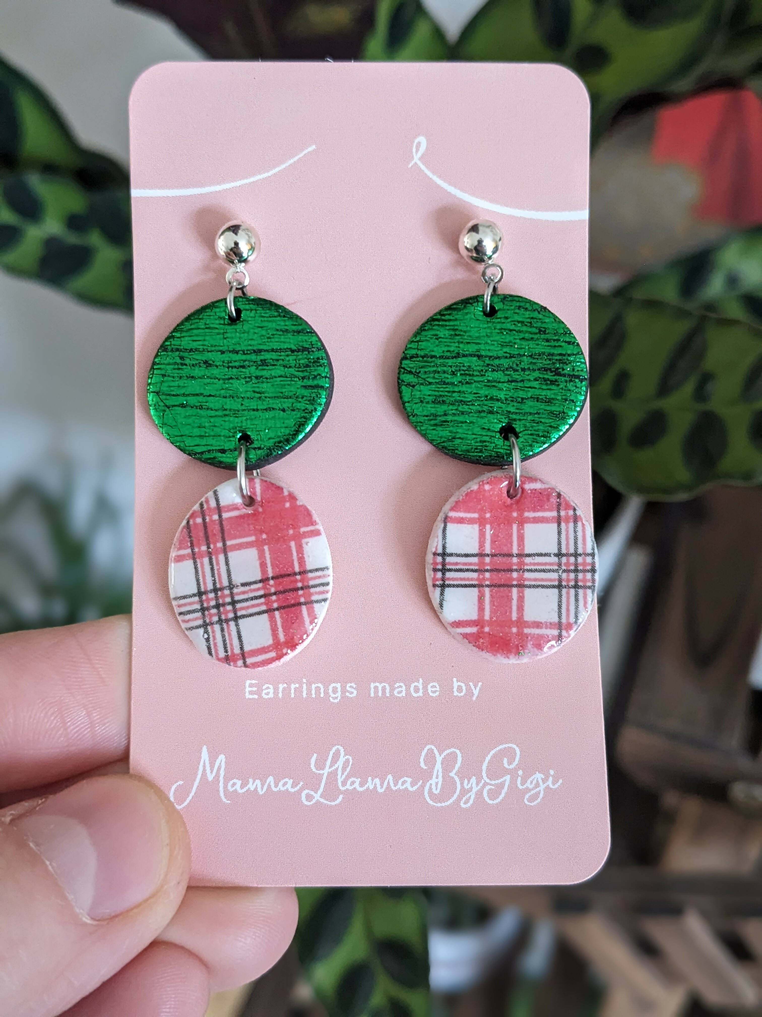 Noel - Christmas Clay Earrings