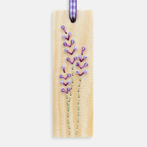 Lavender Wooden Embroidery Kit