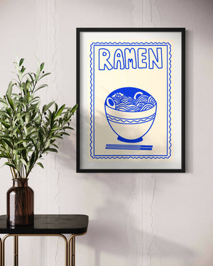 Blue Ramen print