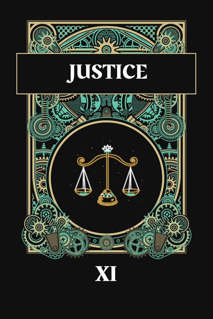 Tarot - Justice Postcard