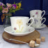 Fine Bone China Spring Flowers Teacup and Saucer