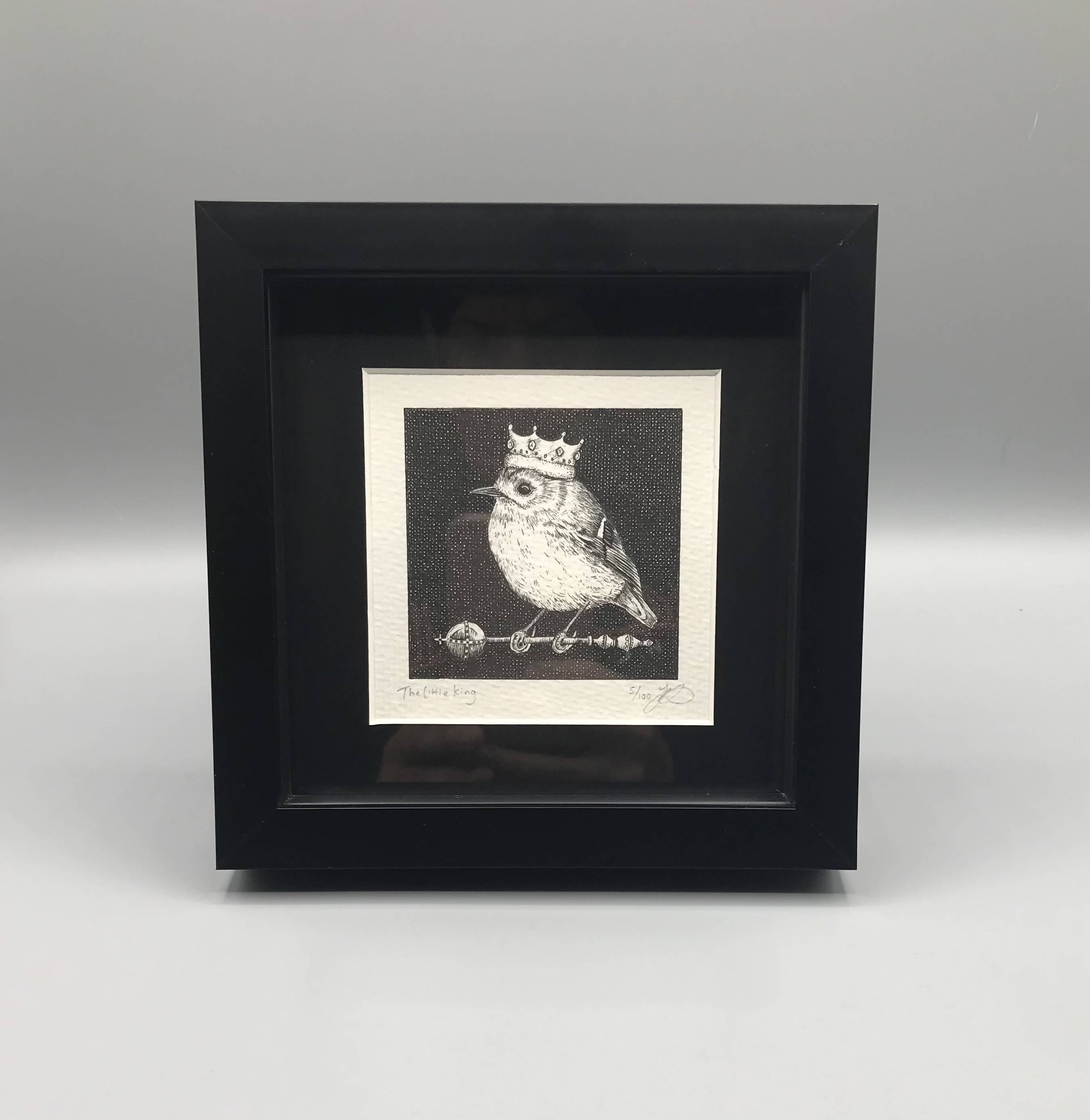 The Little King - Framed Limited Edition Print by Jenny Davies