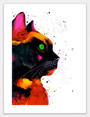 Calico Cat (Jaffa) Print