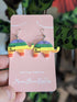 Alan - Pride Rainbow Animal Clay Earrings