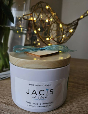 NEW* Jacis of York - Pink Fizz & Pomelo scented candle 230ml