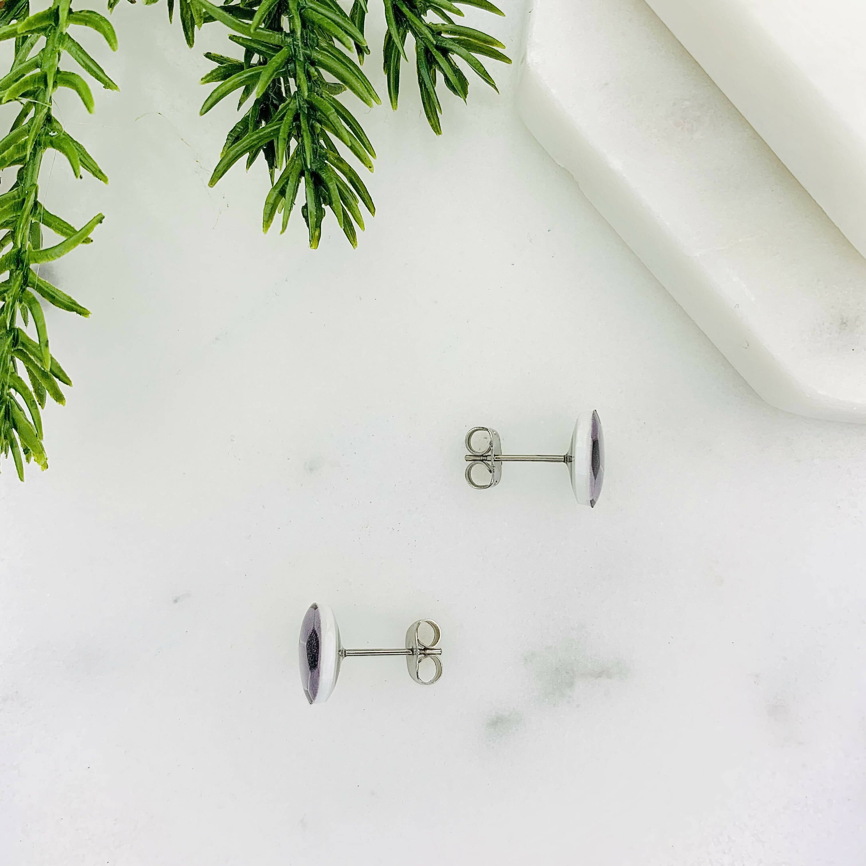 Football Stud Earrings