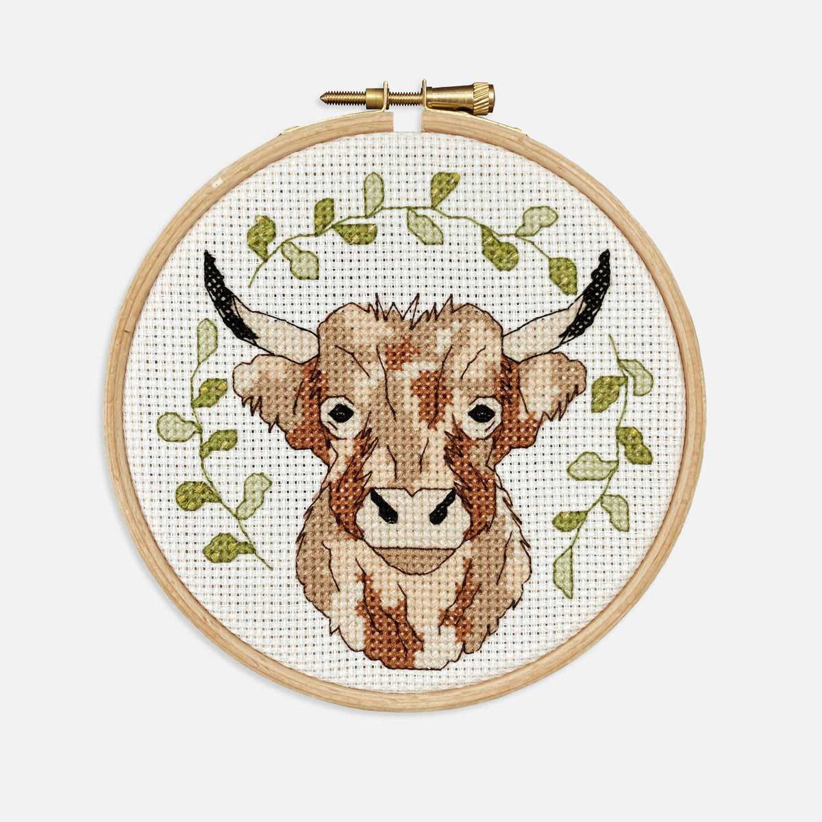 Highland Cow Cross Stitch Kit – Art & Soul