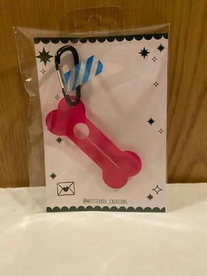 Poo Bag Bone Clip (Pink)