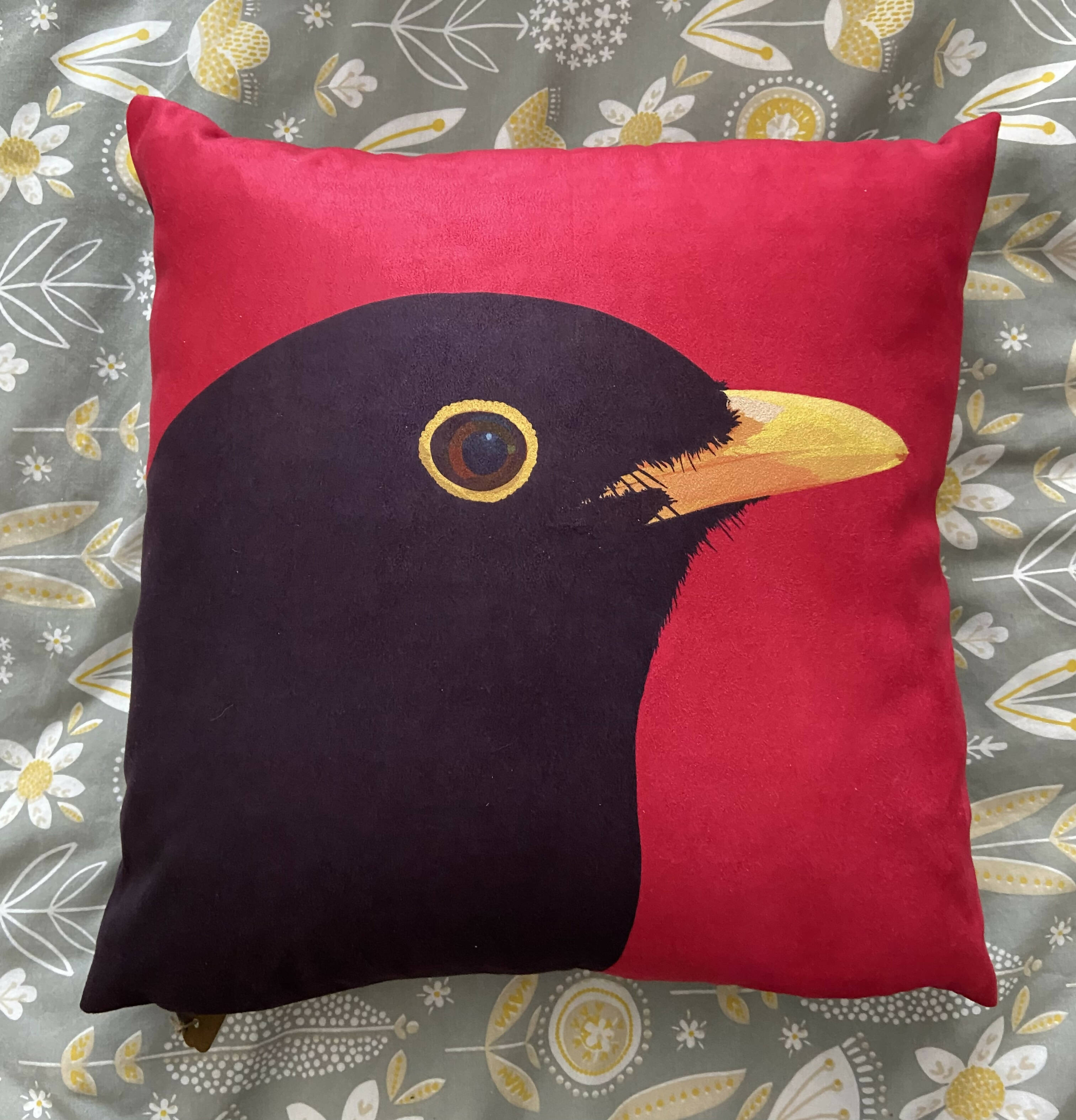 Blackbird Cushion