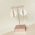 White Lantern Earrings